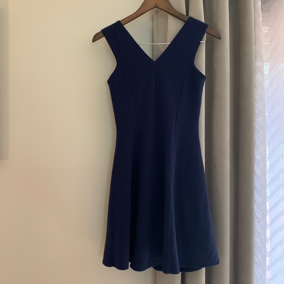 Lilly Pulitzer Dahlia Fit & Flare Navy Dress - Picture 5 of 9